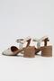 ®| PC-7222 - 3807 Beige-Women's Heeled Shoes - 3