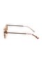 Women's Sunglasses Square Square Spotted Frame Orange Glass - 5