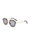 Women's Sunglasses Square Black Frame Black Glass - 4