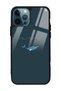 حافظة هاتف لامعة بتصميم Doodle Fish لهاتف iPhone 15 Pro Max