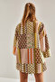 Women's Multi Patterned Kimono - 6