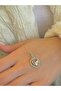 Pandra dusty pink heart stone women's necklace - 3
