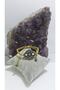 Marquise Diamond Mounted Zircon Stone Mink Colored Macrame Bracelet - 2