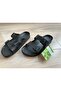 MEN'S BLACK COLOR DOUBLE STRAP ORTHOPEDIC SOLE EVA SLIPPERS AQUAFLEX-M - 2