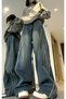 Y2k Newstyle Limde Detail Vintage Wide Leg Jeans Wide Leg Jeans