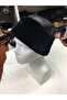 Genuine Lambskin and Leather Bucket Heart Börk Hat - 4
