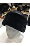 Genuine Lambskin and Leather Bucket Heart Börk Hat - 7