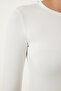 Women's Black and White Crew Neck Wrap 2 Pack Basic Knitted Blouse RX00049 - 5