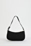 Black Chain Canvas Women's Shoulder Bag 05Po22K1806 - 8