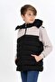 Black Boy's Double Color Inflatable Vest with Extra Fiber Filling - 6