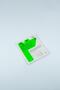 Folding Keychain Green- Unisex Men's Women's Minimal Gift Design Transparent PVC Color - 3