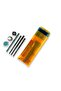 Jellycase Pencil Case Pen Holder (MAKE-UP COSMETIC ACCESSORY BAG) Organizer Orange - Transparent PVC - 5