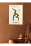 Single Framed Woman Painting Yoga Modern Poster Painting Tk/419