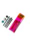 Jellycase Pencil Case Pen Holder (MAKE-UP COSMETIC ACCESSORY BAG) Organizer Pink - Transparent PVC - 5