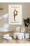 Single Framed Woman Yoga Painting Modern Poster Painting Tk/424