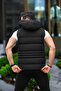Water- and Wind-Resistant Men's Hooded Vest Puffer Vest - 5