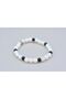 Genuine Facet Cut Opal Stone and Onyx Stone Bracelet - 2