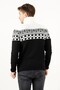 60900 Turtleneck Jacquard Knitwear Sweater - 4