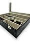 Richbox 8-Piece Glasses Box Black Patent Leather - 6