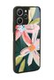 Xiaomi Redmi 12 Glossy Phone Case with Watercolor Flowers Design - 2