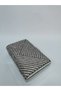 Women's Silver Stone Evening Dress Clutch Portfolio Handbag Wedding Engagement Bag - 6