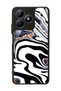 Oppo Realme C53 Glossy Phone Case with White Marble Design