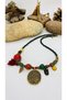 Handmade Ethnic Authentic Brass Apparatus Natural Stone Women's Necklace