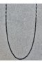 Steel Tarnish Resistant Men's Necklace Match Model 55 cm 316L Stainless Steel Black Color - 3