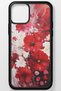 Floral Flower Unbreakable (Tempered) Glass Hard Plastic iPhone 13 Mini Phone Case