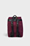Women's Purple Linen Backpack - 5