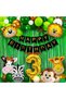 Safari Animals 3 Year Old Balloon Set Safari Concept Helium Balloon Set Safari Birthday Set