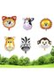 Safari Animals 3 Year Old Balloon Set Safari Concept Helium Balloon Set Safari Birthday Set - 3