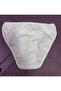 Women's White Thin Waist Plain Bikini Panties 6 Pieces - 3