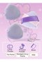1 Pcs. Black 1 Pcs. Lilac Cotton Washable Velvet Puff Face Contour Makeup Cloth Sponge Cosmetic Foundation - 8