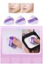 1 Pcs. Black 1 Pcs. Lilac Cotton Washable Velvet Puff Face Contour Makeup Cloth Sponge Cosmetic Foundation - 7