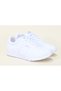 22211 Women's White Lace-up Daily Comfortable Lightweight Sports Shoes