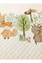 Forest World Patterned Baby and Child Printed Single Pique Set 160 X 220 cm White - 2