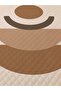 Modern Geometric Patterned Baby and Kids Printed Single Pique Set 160X220 Cream - 2