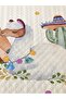 Lama Pattern Baby and Kids Printed Single Pique Set 160X230 - 2