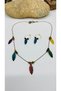 Handmade Ethnic Authentic Hippie Bohemian Metal Feather Necklace Earrings Set - 2
