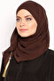 Bonnet Ready Turban Practical Stylish Scarf Hürrem Chiffon Tasseled Coffee Wrap Shawl Hijab Hijab Bonnet - 5