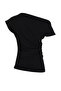 Black Boat Neck Fitted Woven Blouse TWOSS24BZ00353 - 8