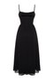 Black A-Line Lined Corset Detailed Woven Tulle Stylish Evening Dress Night Graduation Dress Tprss24El00041 - 8