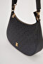 Women's Black Shoulder Bag 05PO24Y1763 - 4
