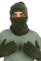 Khaki Polar Beanie, Neck Gaiter and Glove Set