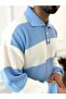 Oversize Non-Pilling Natural Cotton Polo Collar Knitted Knitwear Sweater