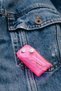 Folding Keychain Pink- Unisex Men's Women's Gift Transparent PVC Color