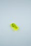 Folding Keychain Lemon-Unisex Men's Women's Minimal Gift Design Neon Yellow Transparent PVC Color - 5