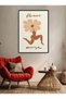 Single Framed Woman Yoga Painting Modern Poster Painting Tk/417