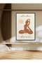 Single Framed Woman Yoga Painting Modern Poster Painting Tk/421